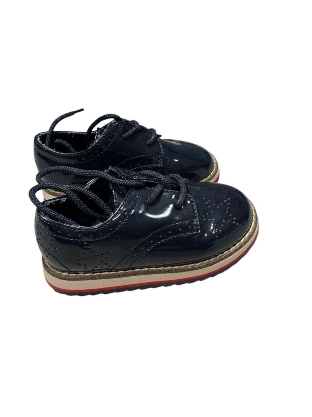 ZARA Navy Kids Oxford Style Dress Shoes - size 22